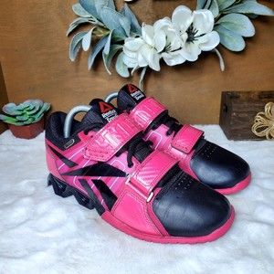 Reebok CrossFit Lifter U-Form + Sneaker Black Pink Women's Size 6 Shoe